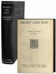 Virginia Woolf First Edition, First Printing of Her Second Novel Night and Day